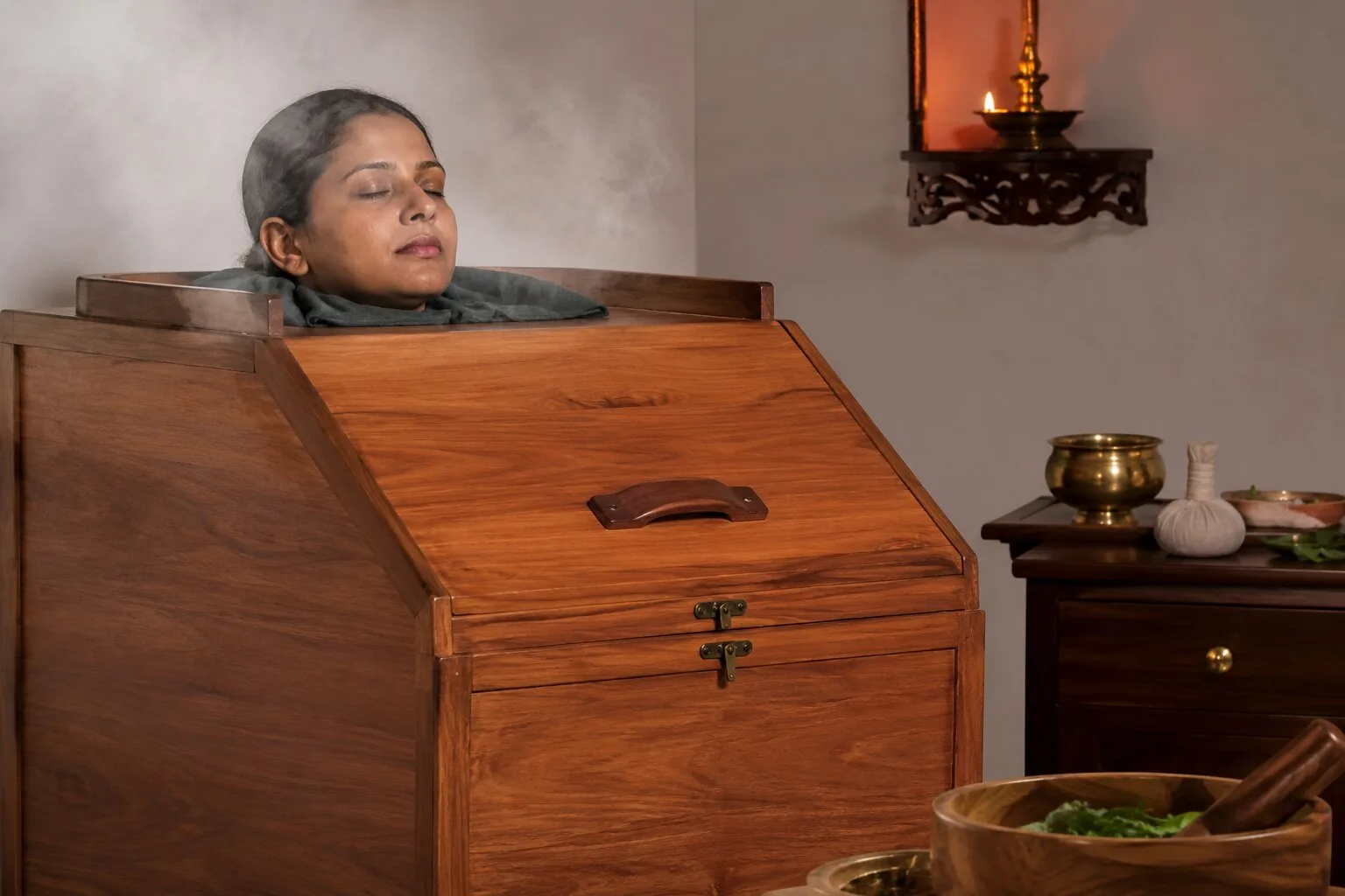 Herbal Steam Bath — Swedana Therapy